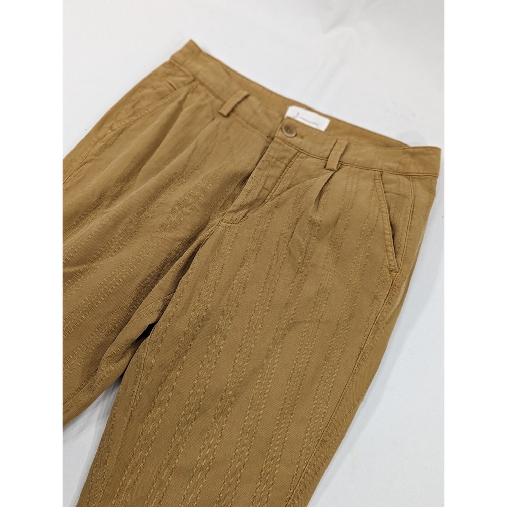 Anthropolpgie Womens 29(32 Waist) Gold‎ Beige Jogger Tapered Chino Pants